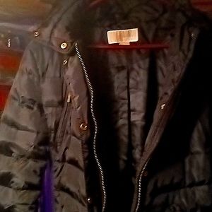 Michael Kors Full length , jacket w fur hood